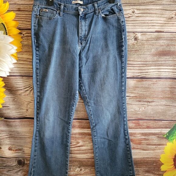 Lee relaxed bootcut jeans Women's 16M Pre-owned - Picture 1 of 5